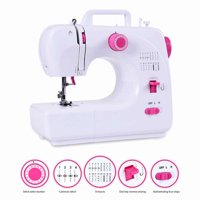 New Mini Sewing Machine Free-Arm Crafting Mending Machine with 16 Built-In Stitched White
