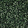 thumbnail image 2 of Miyuki Delica Seed Beads – Size 11/0 (1.6 mm), DB0182, Silver-Lined Olivine, 7.2 g, Approx. 1440 Beads, 2 of 7