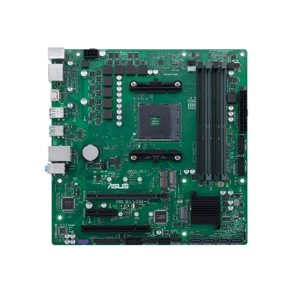 ASUS Pro B550M-C/CSM Micro ATX Motherboard, Socket AM4, AMD B550 Chipset, (New)