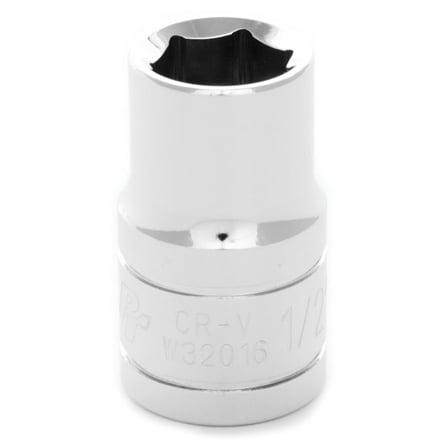 Wilmar W32016 1/2" Drive 6-Point Socket, 1/2"