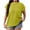Green, variant on Horkkom Womens Summer Tops Plus Size Crew Neck Solid Color Short Sleeve Shirts Casual Loose Tunic Tops XXL