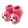 thumbnail image 2 of LvhaoGJOB Kids' Soft & Cozy Bootie Slippers with Plush Lining and Non-Slip Platform Sole, 2 of 6