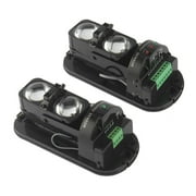 ABT-100 Alarm Dual Beam Photoelectric Infrared Detector 100M Home & Garden Security Twin Photo Beam Detectors Black
