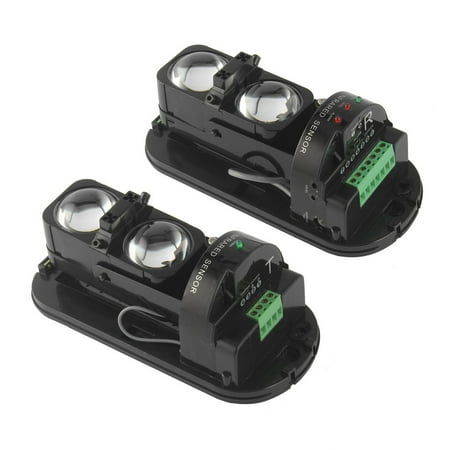 ABT-100 Alarm Dual Beam Photoelectric Infrared Detector 100M Home & Garden Security Twin Photo Beam Detectors Black