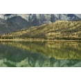 thumbnail image 2 of Grandmaison, Mike 24x17 Gold Ornate Wood Framed with Double Matting Museum Art Print Titled - Canada, Jasper NP Reflection on Talbot Lake, 2 of 4