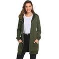 thumbnail image 5 of Zeagoo Women's Zip Up Hoodies Long Sleeve Fall Fleece Jacket Casual Oversized Tunic Hooded Sweatshirt With Pockets Winter Coats, 5 of 10