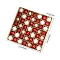 thumbnail image 3 of PONPRNGY 49 Pcs Mini Christmas Ball Ornaments 1.18" Christmas Tree Decorations Small Christmas Shatterproof Balls with Hanging Loop Holiday Party Xmas Tree Decor, 3 of 6