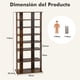 thumbnail image 3 of Estante de Zapatos Costway Vertical de 7 niveles Torre de Almacenamiento zapatero 47 x 25,5 x 110 cm, 3 of 10