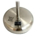 thumbnail image 2 of LimeLights Brushed Steel Stick Lamp with Charging Outlet and Fabric Shade 2 Pack Set, 2 of 9