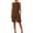 Brown, variant on Women's Solid Color Sleeveless Crop Top Bermuda Shorts Set,Pockets High Waist Linen-Look Outfit,Loose Fit Breathable Casual Two-Piece Set for Summer Daily Wear Yellow S