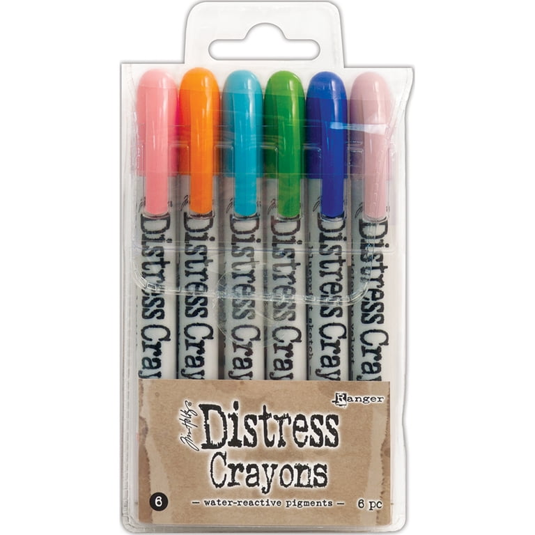 Tim Holtz Distress Crayon Set Set #6 - Walmart.com