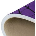 thumbnail image 7 of Dreamtimes Halloween Spider Web Area Rug, 36"x24" Dark Purple Gradient Non-Slip Washable Indoor Door Mat, Absorbent Floor Mat for Bedroom Kitchen Entryway Bathroom, 7 of 7
