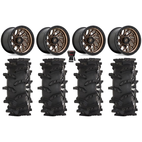 Fuel Runner 15" Wheels Br 32" Outlaw Max Tires Kawasaki Teryx Mule