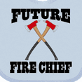 thumbnail image 4 of Inktastic Future Fire Chief Firefighter Boys or Girls Baby Bib, 4 of 4