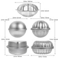 thumbnail image 2 of SHISUYAN Ensemble de 10 Moules à Bulles en Alliage d'Aluminium pour Bain, 2 of 8