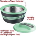 thumbnail image 2 of Pinnacle 3.6 qt Insulated Casserole Dish with Lid – Hot & Cold Warmer Green, 2 of 6