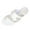 White, variant on Women's Flat Sandals Dressy Wide Cross Strap Toe Ring Thongs for Summer, White Size 6