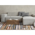 thumbnail image 2 of Rug Branch Contemporary Distressed, Geometric Orange Indoor Area Rug - 5' x 8', 2 of 8