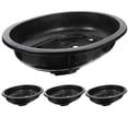 thumbnail image 1 of 4pcs Bonsai Flowerpot Hogar óvalo Bonsai Pot de plástico Flower Gardening contenedor de bonsai, 1 of 5