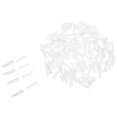 thumbnail image 3 of 100 protectores transparentes para puntas de pinzas, tapas protectoras transparentes, tapones antipolvo y antideslizantes para injertos de pestañas, 3 of 8