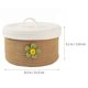 thumbnail image 3 of Lidded Toys Storage Basket Cotton Rope Clothes Basket Round Woven Storage Basket, 3 of 4