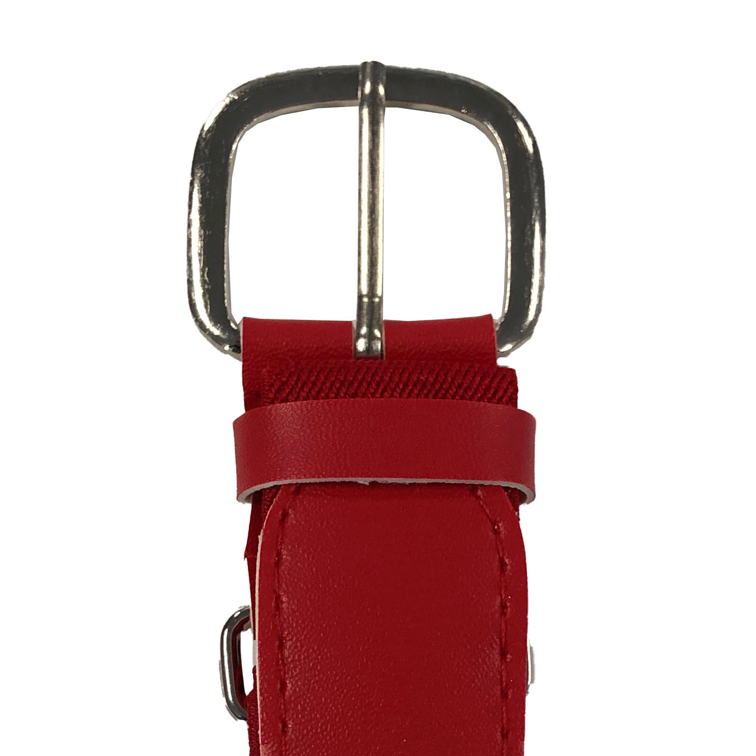 小物 LittleWillow red belt little willow Belt RED Red Skinny Leather Belt - 1 inch wide