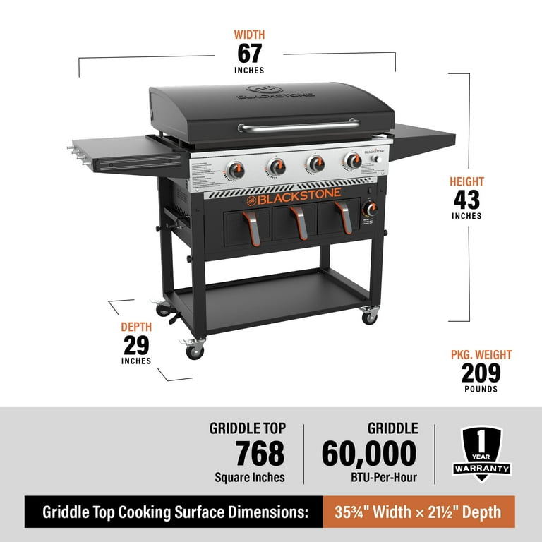 Cabela's Deluxe 4-Burner Event Grill and Griddle Combo