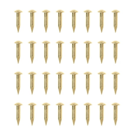 

285pcs Copper Nails Round Head Brass Brad Nails Furniture Hinge Hardwares Accessories