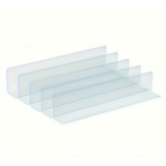 12-Packs Toy Blocker, 8cm High Size Gap Bumper for Under Furniture, BPA Free Safe PVC, Stop Things Going Under Sofa Couch or Bed