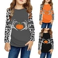 thumbnail image 4 of Boys Halloween Shirts for Kids Long Sleeve Spooky Graphic Tees Raglan Sleeve Pumpkin T-Shirt, 4 of 4