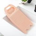 thumbnail image 6 of Non-Slip Laundry Washing Board, Household Washboard, Hand Wash Board, Manual Wash Clothes Laundry Pad Scrubbing Board for Household(17.72x7.87x1.97inches, Pink), 6 of 8