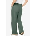 thumbnail image 2 of Woman Within Plus Size Tall 7-Day Knit Wide-Leg Pull-On Pants, 2 of 6