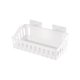 thumbnail image 1 of Plástico multifunción Cesta de baño Ventosa Organizador Soporte Montado en la pared Cocina Estante del inodoro Estante de almacenamiento para papel higiénico Gel de ducha Champú (Beige), 1 of 4