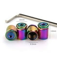 thumbnail image 6 of Car Tire Valve Cap Replacement 5pcs/set Accessories Air Valve Stem Anti-theft For Motorcycles Bikes High-Quality, 6 of 7
