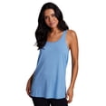 thumbnail image 2 of RBX Active Women's Twist Back Soft Relaxed Tank Top Tunic, 2 of 4