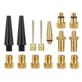 thumbnail image 2 of QualitChoice BRASS ADAPTOR PRESTA for SCHRADER BICYCLE VALVE 1 PUMP BIKE CONVERTER 24pcs set 15 pcs, 2 of 6