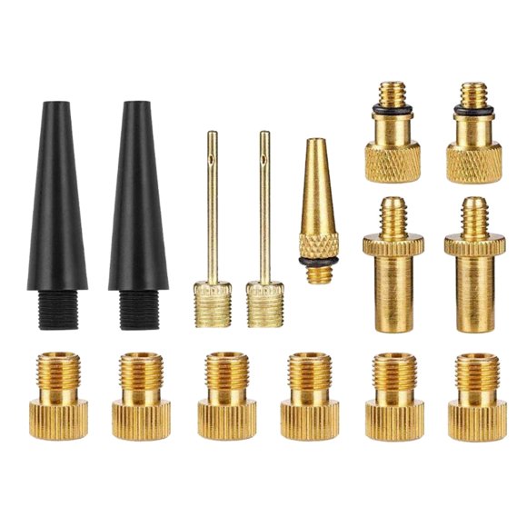 Guardoinrt Adaptateur en Laiton PRESTA pour SCHRADER VALVE de Vélo Vélo 24 Pcs 1 Ensemble Convertisseur Pompe 15 Pcs