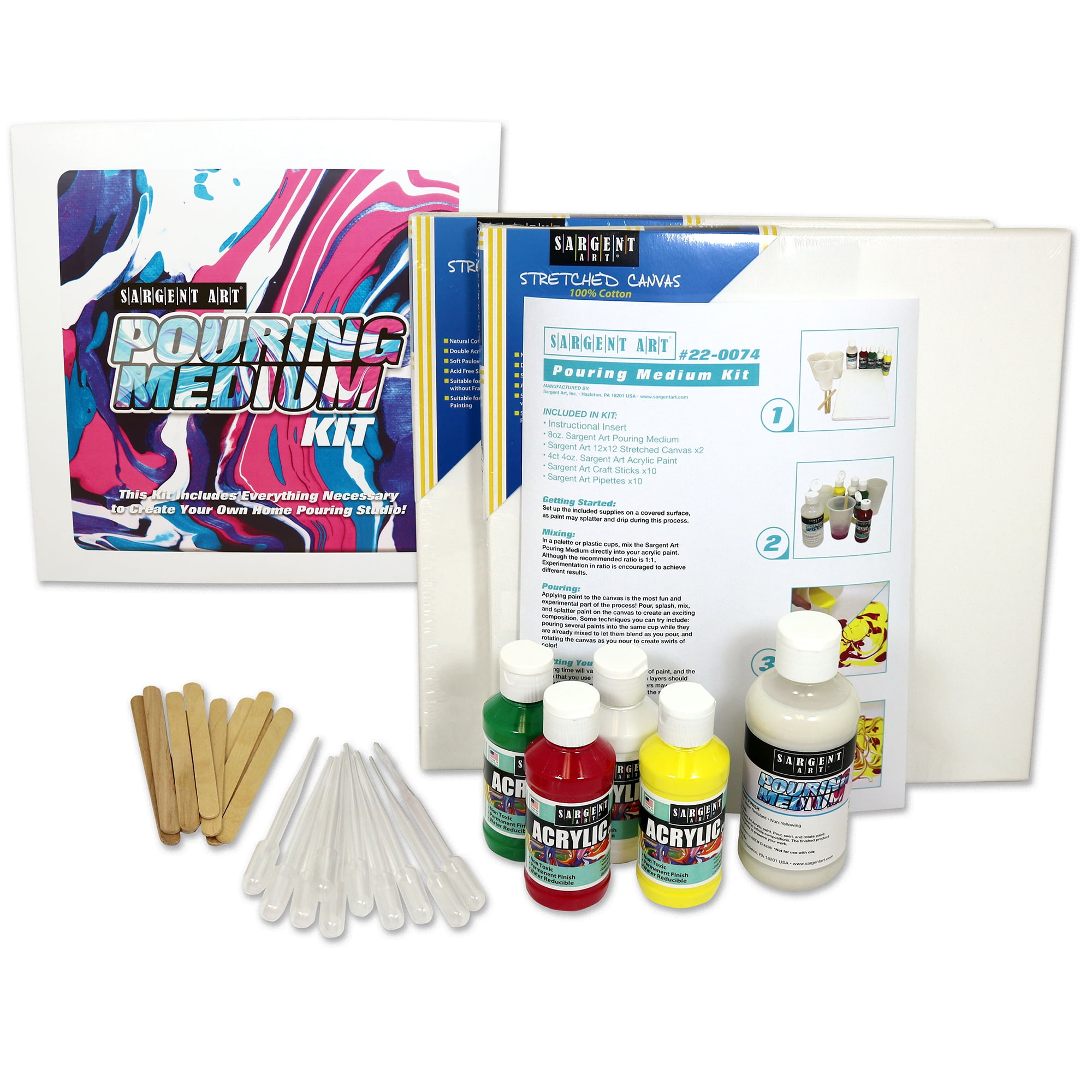 Sargent Art Pouring Medium Kit