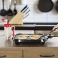 Pancake Batter Dispenser with HandCrank Whisk Lid, No Drip Pourer and