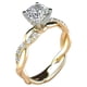 thumbnail image 2 of Fiudx Conjunto de Novia, Elegante Anillo de Diamantes con Circonita, Joyería Antialérgica Única, Cómodo para Compromisos y Bodas, Regalo para Mujeres, Niñas y Esposas, Sorpresa para Ocasiones Especia, 2 of 6