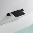thumbnail image 7 of Two Handles High Flow Rate Matte Black Wall Mount Waterfall Tub Filler, 7 of 7