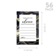 thumbnail image 5 of Koyal Wholesale Marble Agate Wedding Advice & Well Wishes Guest Book Cards for Bride and Groom, 56 Pack, 5 of 5