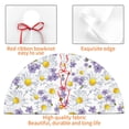 thumbnail image 4 of Sikiie Daisies Flowers 30-48 inches {designName} Print Christmas Tree Skirt Snowman Xmas Tree Skirt with Edge Christmas Decorations for Holiday Party, 4 of 7