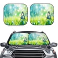 thumbnail image 2 of Sikiie green grass and butterfly Print Foldable Car Windshield Sun Visor, Car Window Sunshade Suitable for Sedan, SUV and Truck Car Accessories-Medium, 2 of 6