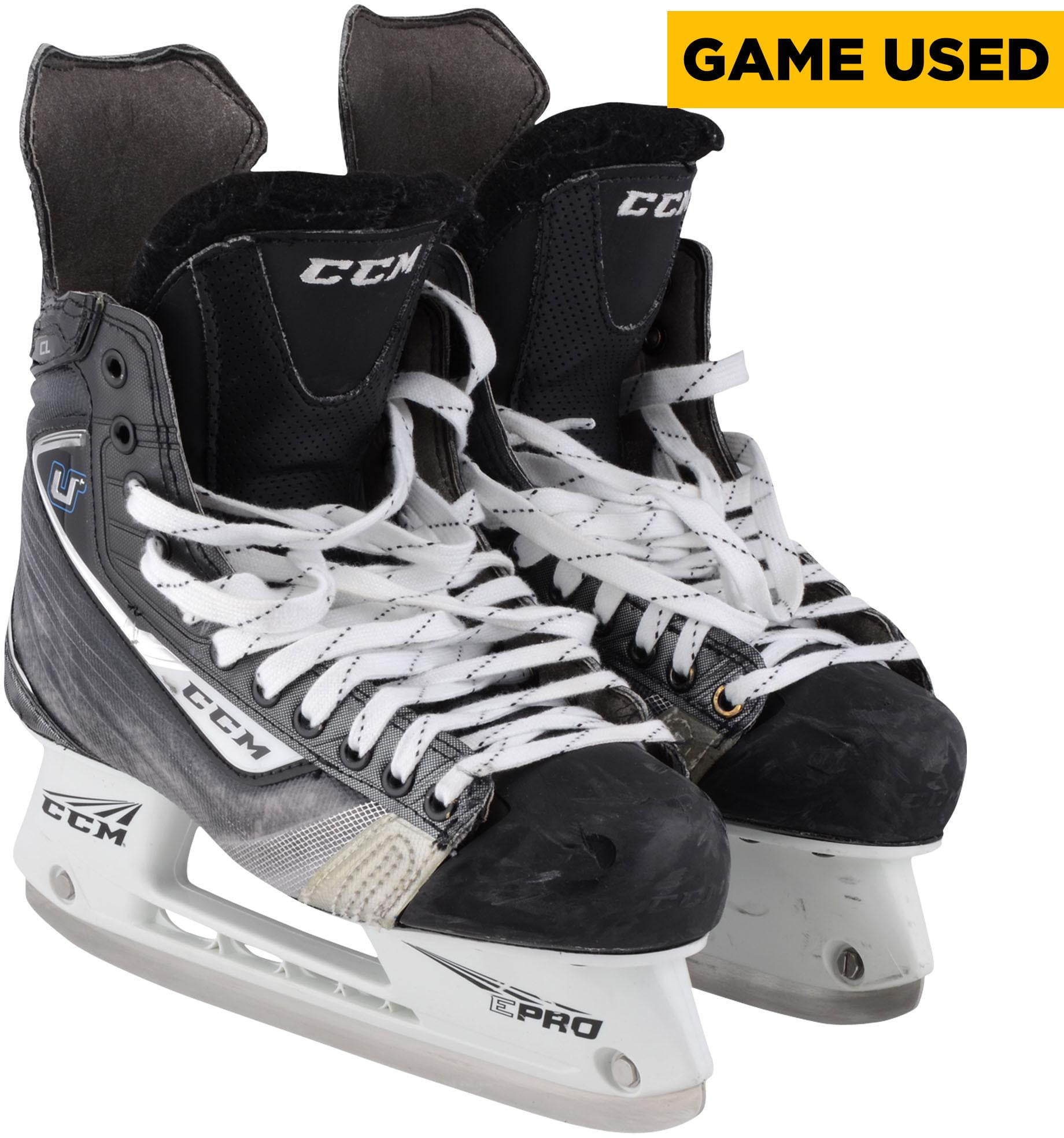Joel Ward San Jose Sharks Game-Used Black CCM Skates from the 2017-18 NHL Season Fanatics Authentic Certified by Fanatics Authentic