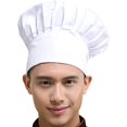 thumbnail image 1 of Chef Hat Adult Adjustable Elastic Baker Kitchen Cooking Chef Cap, 1 of 5
