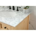 thumbnail image 4 of Elegant Decor Metropolis 30" Aluminum MDF Single Bathroom Vanity in Natural Wood, 4 of 8