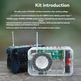 thumbnail image 2 of DIY Kit de Radio FM 50-108MHz Ajustable IC RDA5807 Práctica Kit de Soldadura Anti-Interferencia Amplificador de Doble Canal, 2 of 5