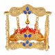 thumbnail image 3 of Centros de mesa con estatua de corona, colección de manualidades versátiles, hermosa obra de arte decorativa, adorno para regalo de cumpleaños Azul, 3 of 8