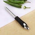 thumbnail image 6 of Kitchen Jalapeno Corer Tool - Stainless Steel Pepper Corer Seed Remover Tool - 2-In-1 Serrated Edge and Seed Remover - Easy Coring and Cleaning for Efficient Cooking and Grilling, 6 of 7